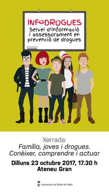 Xerrada: "Família, joves i drogues. Conèixer, comprendre i actuar".