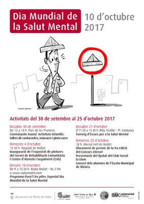 Dia Mundial de  la Salut Mental: Actes diversos.