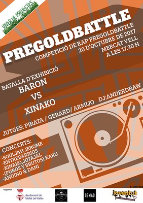Competició de rap Pregoldbattle.