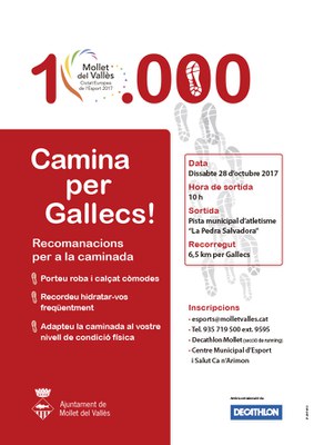 Camina per Gallecs. 10.000 passes .