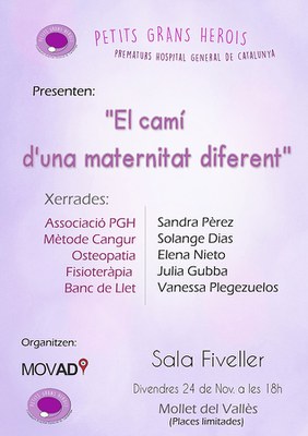 Xerrades "El camí d'una maternitat diferent".