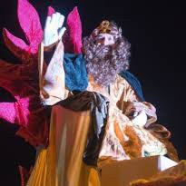 Nadal 2017: Arribada de SS.MM. el Reis Mags. A continuació inici de la Cavalcada de Reis.