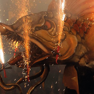 Sant Vicenç 2018. Cercavila amb el Moll Fer i la seva banda de músics.