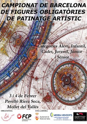 Campionat de Barcelona de figures obligatòries de patinatge artístic.