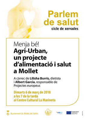 Parlem de salut: Menja bé! Agri-Urban, un projecte d'alimentació i salut a Mollet.
