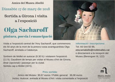 Sortida a Girona i visita a l'exposició Olga Sacharoff.