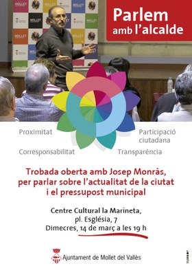 Parlem amb l’alcalde.