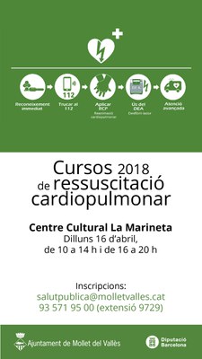 Cursos de ressuscitació cardiopulmonar.