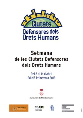 Presentació de la Setmana de Ciutats Defensores dels Drets Humans.