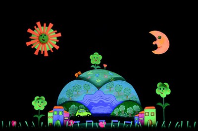 12a Mostra Internacional de Titelles: Espectacle -"El Sol i el Girasol"-.