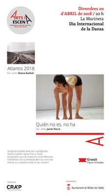 Dia Internacional de la Dansa: Presentació coreografia "Atlantis 2018" i "Quién no es, no ha".