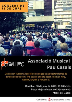 Concert de fi de curs de l’Associació Musical Pau Casals.