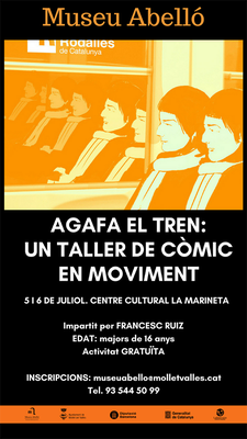 "Agafa el tren", taller de còmic en moviment.