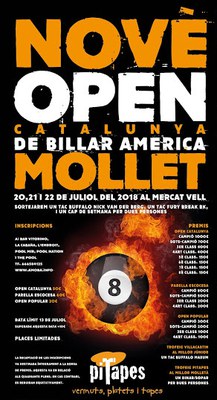 Novè Open Billar Americà.