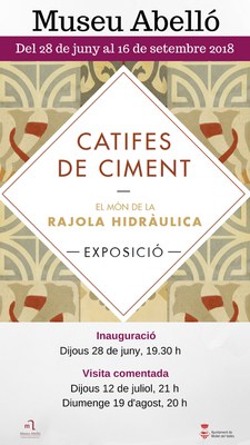 Inauguració de l'exposició "Catifes de ciment. El món de la rajola hidràulica".