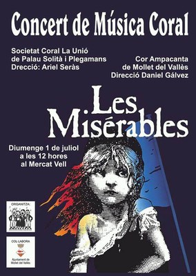Concert de Música Coral: “Les Misérables”.