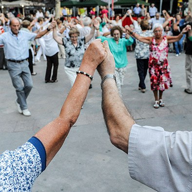 Festa Major 2018: Ballada de sardanes, amb la Cobla Ciutat de Terrassa.