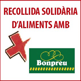 Recollida d'aliments de la Creu Roja en col·laboració amb Bon Preu Mollet.