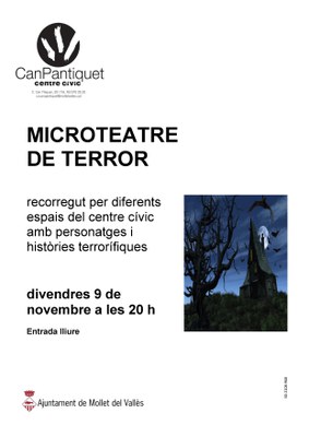 Microteatre de terror.