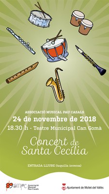 Concert de Santa Cecília a càrrec de l'Associació Musical Pau Casals.