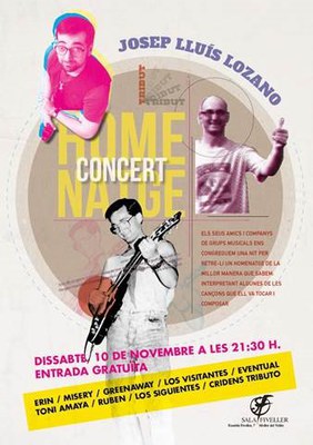 Concert Homenatge a Josep Lluís Lozano.