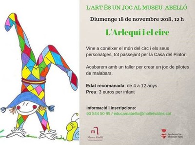 L’Art és un joc al Museu Abelló: L’Arlequí i el circ.