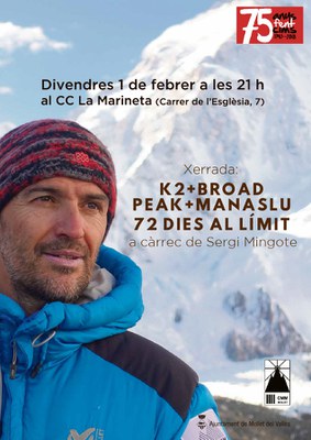 Acte de clausura del 75è aniversari del Club Muntanyenc Mollet.