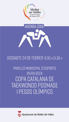 Copa Nacional Catalana de Taekwondo Poomsae i Pesos Olímpics.