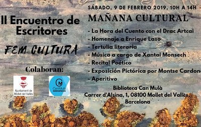 “II encuentro de escritores”. Matí cultural .