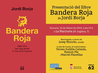 Presentació del llibre Bandera Roja de Jordi Borja.