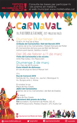 Carnaval 2019: Arribada del Carnestoltes i Ball del Barraló .