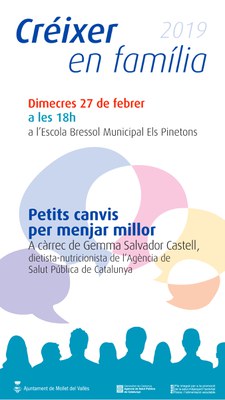 Crèixer en família: "Petits canvis per menjar millor".