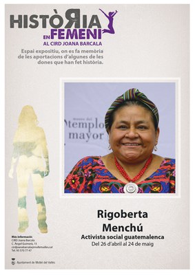 Exposició: "Rigoberta Menchú".