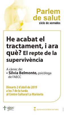 Parlem de Salut: He acabat els tractaments, i ara què? El repte de la supervivència.