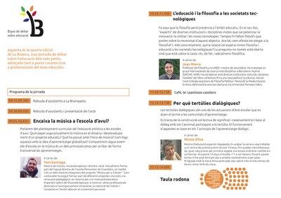 La Branca. IV Xerrada-debat sobre educació.
