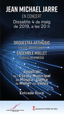 Jean Michel Jarre en concert: a càrrec de l’Orquestra Artmusic i d’Ensemble Mollet.