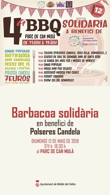 Barbacoa solidària pel col·lectiu "Polseres candela".