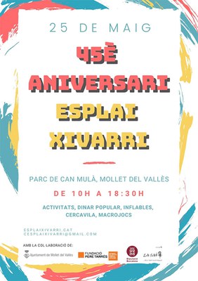 45è aniversari de l'Esplai Xivarri.