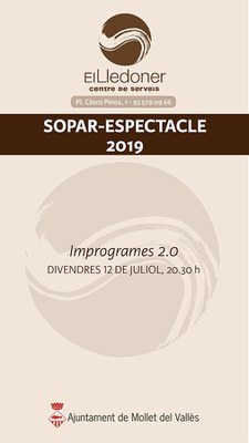 Sopar i espectacle: "Improgames 2.0".