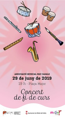 Concert de fi de curs de l’Associació Musical Pau Casals.