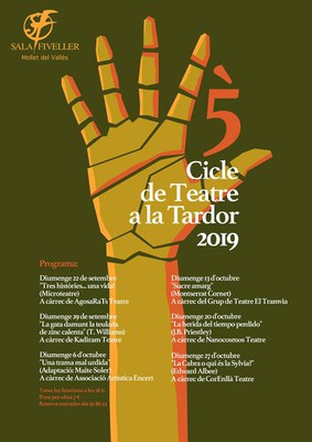 5 Cicle de Teatre a la Tardor 2019: “LaCabra o qui és la Sylvia?”, a càrrec de CorEnllà Teatre.