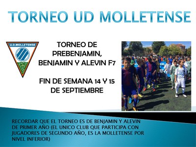 Torneig UD Molletense de prebenjamí, benjamí i aleví F7.