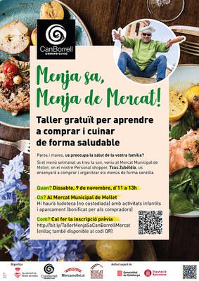 Taller gratuït per aprendre a comprar i cuinar de forma saludable.