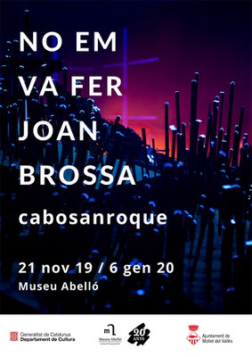 Arts i escena. Instal·lació sonora i plàstica de cabosanroque “No em va fer Joan Brossa”.