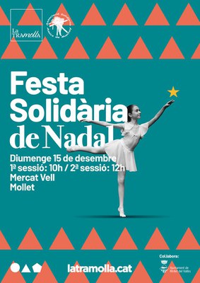 Festa de Nadal de l'Escola de Dansa i Teatre La Tramolla, a favor de l'Associació Solidària d'Amics de Mantay.