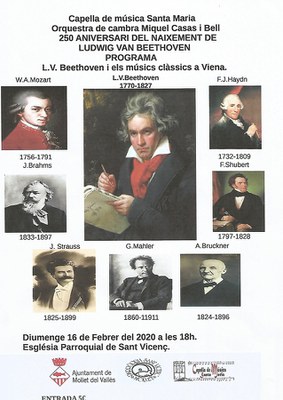 Concert de la Capella de Música Sta. Maria: Orquestra de Cambra MIquel Cases i Bell.