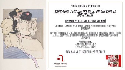 Sortida Visita exposició: Barcelona i els Quatre gats. un gir vers la modernitat.