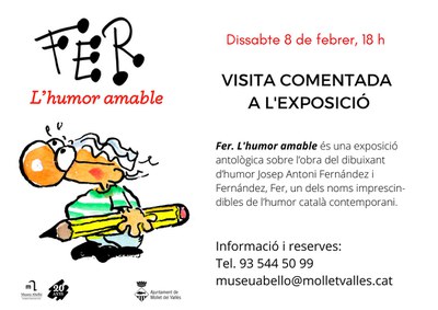 Visita comentada de l’Exposició "Fer, l'humor amable".