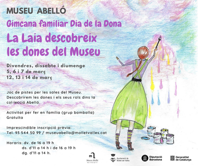 Gimcana familiar: La Laia descobreix les dones del Museu.