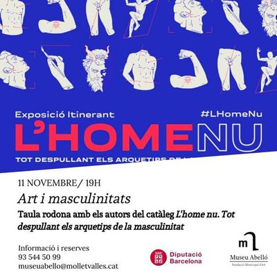Taula rodona: Art i masculinitats de l'exposició  L'Home #Nu amb els autors del catàleg.